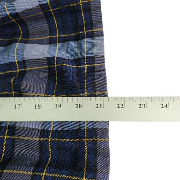 Lands End Youth Girls School Uniform Jumper 16+ and Skirt 16 Blue Yellow Plaid - Picture 16 of 16